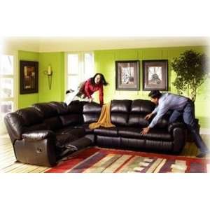   Sleeper Sonoma   Black Leather Sectionals 