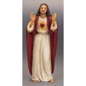  Sacred Heart of Jesus Statue   3.5   Ceramic Painted 