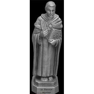  Thomas Aquinas 3 1 2in. Pewter Statue