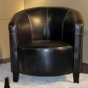    Abbyson Living Manhattan Leather Club Chair: Furniture & Decor