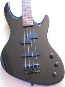 DeArmond / Fender Electric Bass Guitar w/ Case Black  