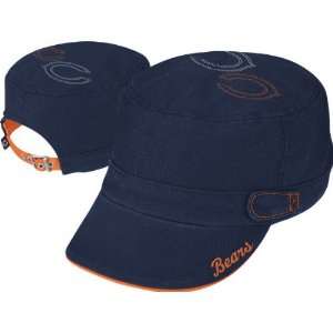  Chicago Bears Womens Military Adjustable Hat: Sports 