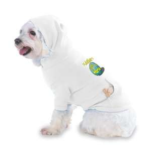 Asher Rocks My World Hooded T Shirt for Dog or Cat X Small (XS) White 