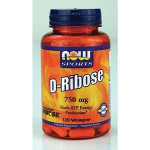  NOW Foods   D Ribose 750 mg 120 vcaps Health & Personal 
