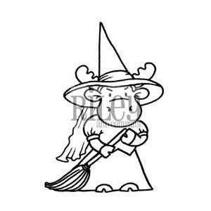  Riley And Company Cling Rubber Stamp Bad Witch Sophie; 2 