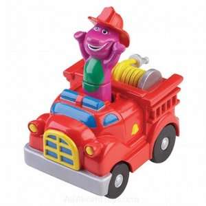  Barney Push N Go Vehicle   Fire Truck Toys & Games