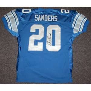  Barry Sanders Autographed Jersey   Autographed NFL Jerseys 