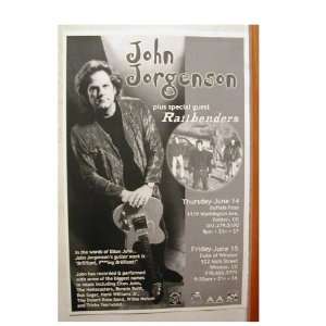  John Jorgenson Handbill Denver poster 