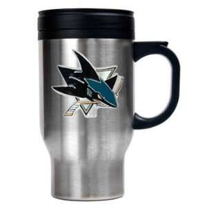  San Jose Sharks NHL Stainless Steel Coffee Mug: Sports 