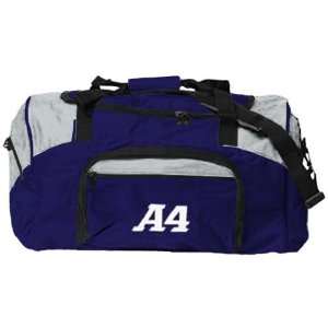  A4 27 Two Color Athletic Duffle Sports Bags NAVY/SILVER 27 