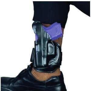  DeSantis Leather Ankle Holster, Black, Left Hand   Glock 