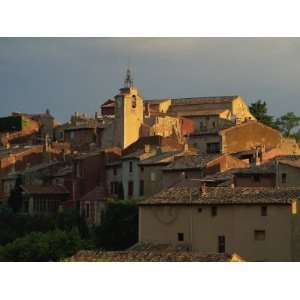 Village of Roussillon at Dawn, Vaucluse, Provence, France 