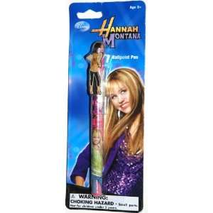 Hannah Montana Design 3 Ballpoint Pen 5 1/2, Disney Collectible (1 