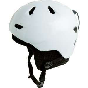  Bern Brentwood Zip Mold Helmet Gloss White w/ Black Knit 