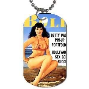  bettie page v3 DOG TAG COOL GIFT 