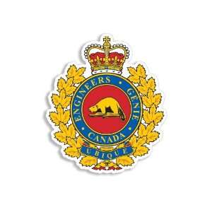 Canadian Military Engineer Insignia Seal Sticker