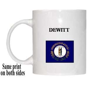  US State Flag   DEWITT, Kentucky (KY) Mug 