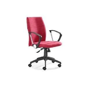   Microfiber Covered Office Chair With Rolling Base