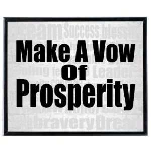  Successories Make A Vow Of Prosperity   SoHo Collection 
