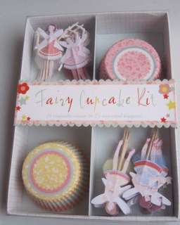 MERI MERI Boxed Fairy Cupcake Toppers Decorations Fairy Cupcake Kit 