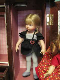 Vintage Wardrobe Cabinet for Ginny size doll.  