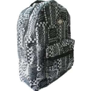  Dickies Backpack Black/White Logo Ground Control Student 