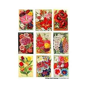   Collage Elements Vintage Seed Catalogs 1 Arts, Crafts & Sewing
