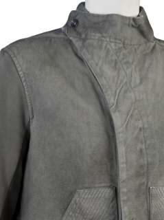 Rick Owens Green Denim Prisoner Jacket   Size M   Dark Shadow   New 