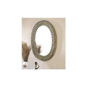  NEW OVAL SHAPE WALL MIRROR W. FRAME DESIGN: Home & Kitchen