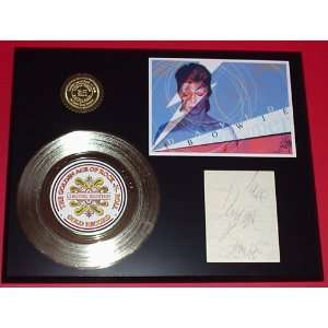  DAVID BOWIE 24KT GOLD RECORD SIGNATURE SERIES: Everything 