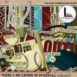 Digital Scrapbooking Kit Theres No Crying In Baseball by 