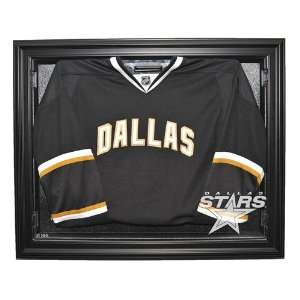  Dallas Stars Hockey Jersey Display Case, Removable Face with Black 