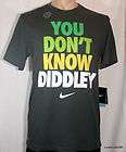 Nike YOU DONT KNOW DIDDLEY Dri Fit COOL GREY T Shirt BO JACKSON 