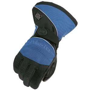  Tourmaster Polar Tex Mens Motorcycle Gloves Black/Blue XXL 