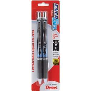 Pentel EnerGel Deluxe RTX Retractable Liquid Gel Pen, 0.5mm, Needle Tip,  Black Ink, 1 Pen (BLN75BPA) 