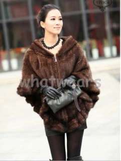 NEW 2012 SAGA Womens Top Luxury Minks Fur MINK Coat Marten Fur