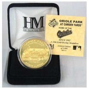  Oriole Park at Camden Yards 24KT Gold Commemorative Coin 