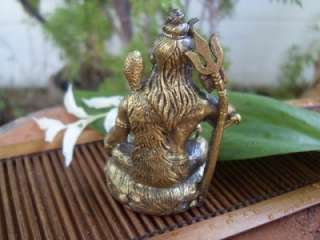 Lord Shiva Hindu deity Hinduism Brass statue OM Amulet  