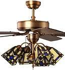Tiffany Style Stained Glass Fan Light Shades JEWELS NEW  