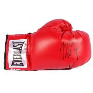 Mike Tyson Signed Boxing Glove   GAI   Autographed Boxing Gloves 