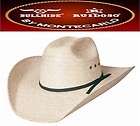 NEW Montecarlo Bullhide Hats SummerHaven 15X Palm Leaf Straw Western 