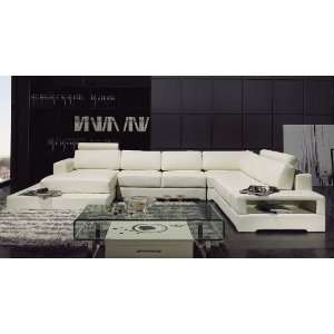 Modern Furniture  VIG  YIL T63 Leather Sectional Sofa 