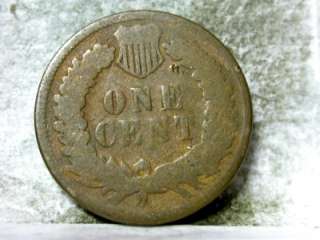 1873 GOOD CLOSED 3 INDIAN HEAD SMALL CENT ID#Q702  