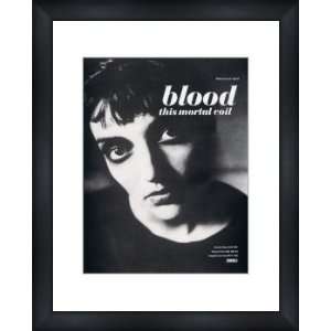THIS MORTAL COIL Blood   Custom Framed Original Ad   Framed Music 