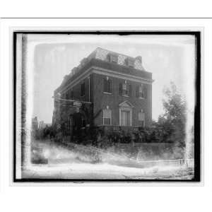    Historic Print (L) Residence of Warren G. Harding