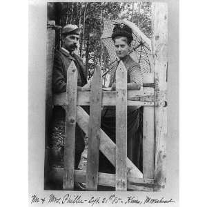   on gate,Kineo,Moosehead Lake,Maine,ME,September 1885