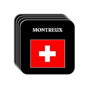 Switzerland   MONTREUX Set of 4 Mini Mousepad Coasters