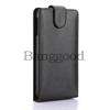 BLACK Flip PU Leather Pouch Case Cover For Samsung Galaxy Note GT 