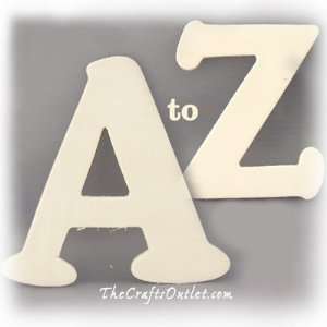  Alphabet Set A TO Z Wooden Letters 1/4 Thick 4 Long 