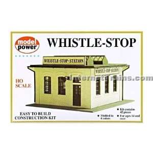  Model Power HO Scale Whistle Stop Station Building Kit 